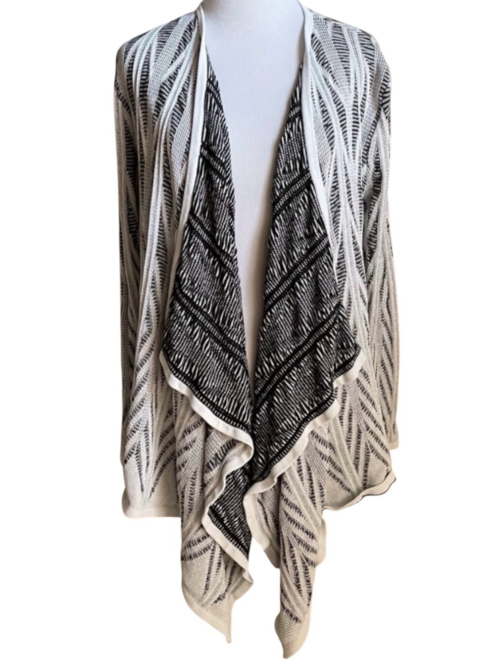 St. John Waterfall Cascade Open Cardigan